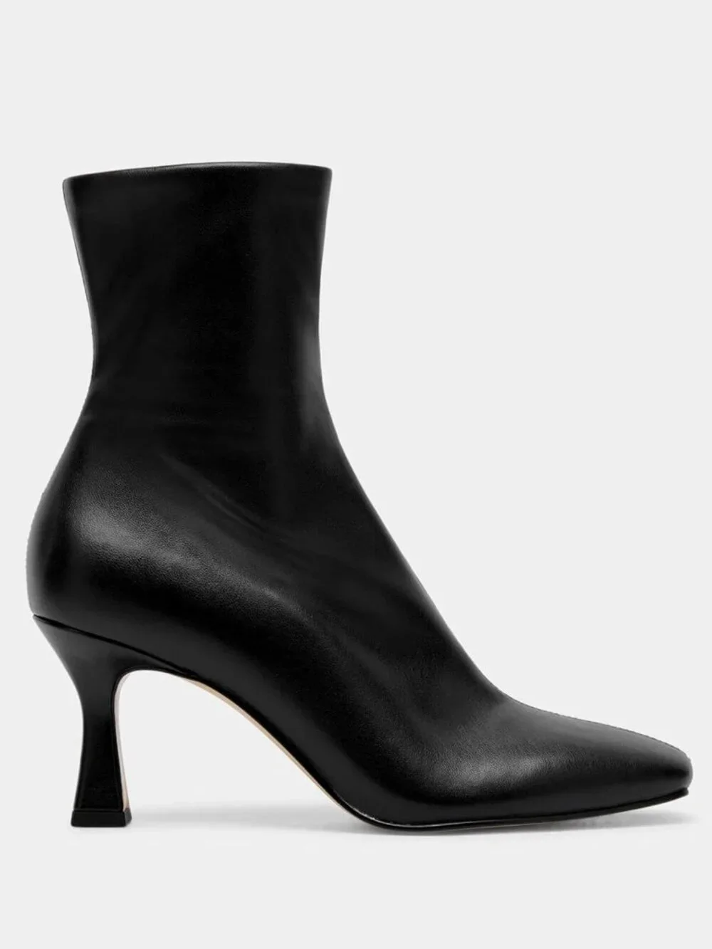 Chic Women's Kitten Heel Ankle Boots, Square Toe, Side Zipper, Dressy Fall
